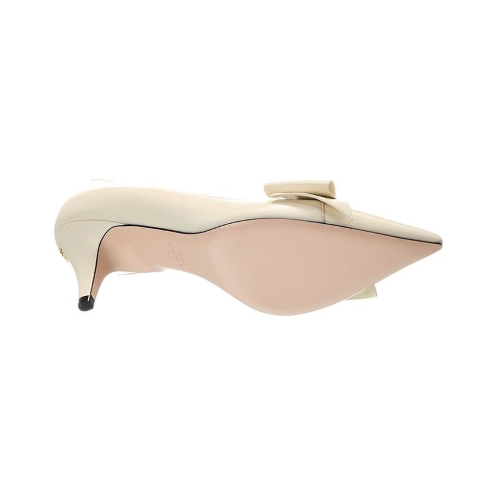 Valentino Vlogo 65 Leather Pump, White - Picture 4 of 5